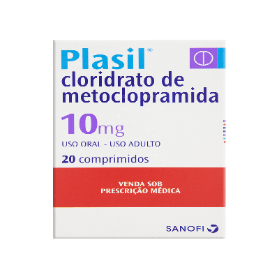 Plasil 10Mg Sanofi Caixa Com 20 Comprimidos